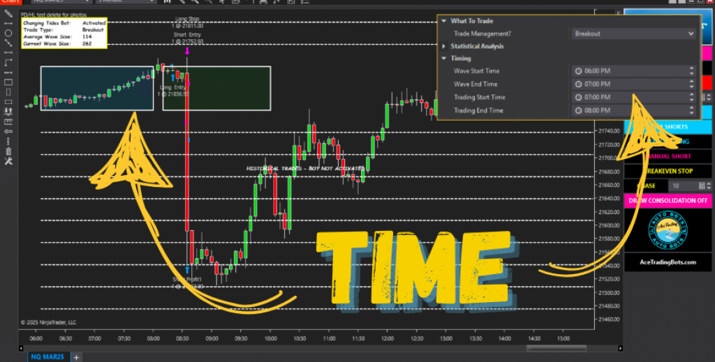 Changing Tides Trading Bot Timing