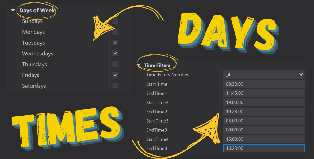 Day and Time Filters - Trading Bot