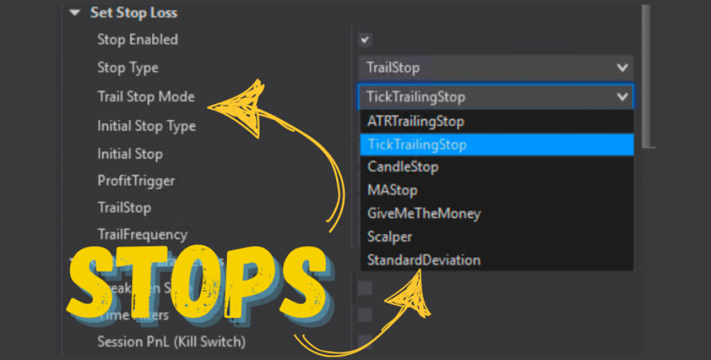Stop Loss Features Changing Tides Trading Bot
