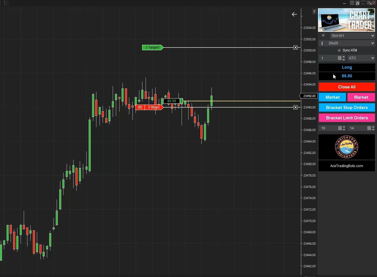 ACE Trading: Chart Trader
